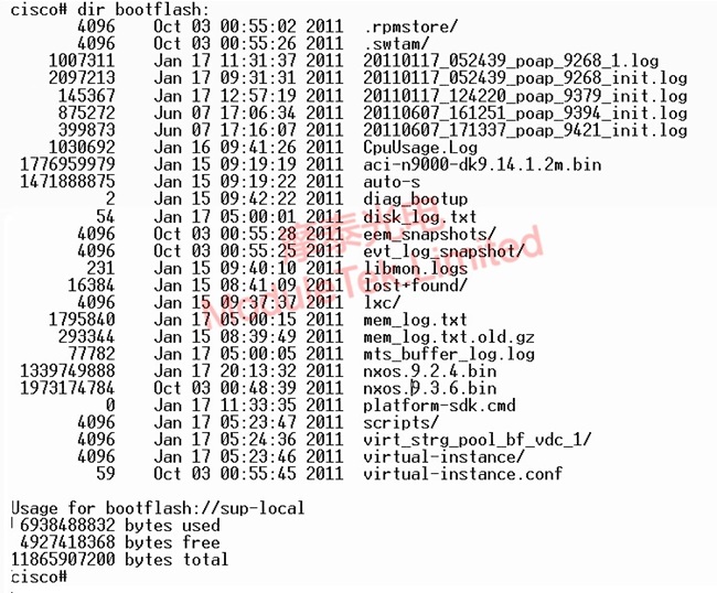 Viewing Switch Storage Files