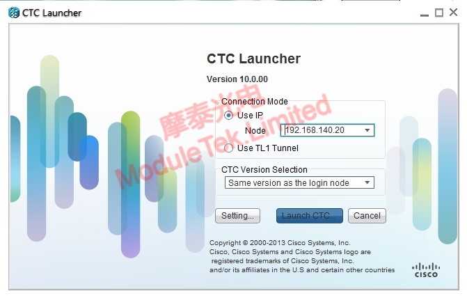 CTC Launch Interface