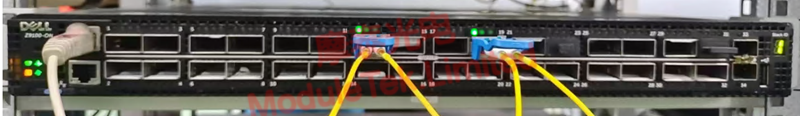 Optical module access to the switch schematic diagram