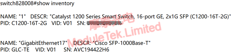 Read optical module information