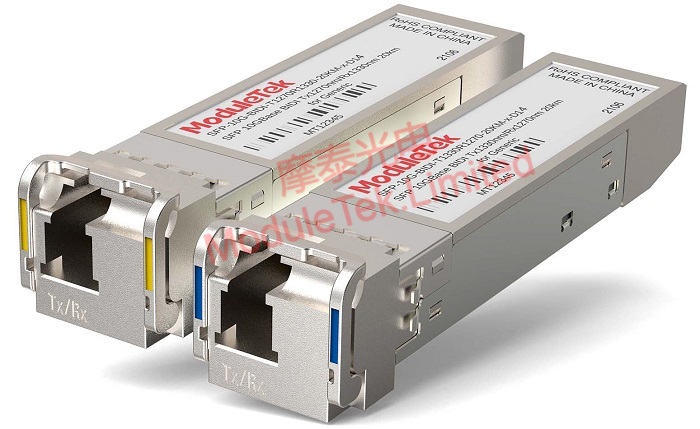 SFP-10G-BIDI-Txxxx/Rxxxx-20KM-I-D14 Optical Module Appearance